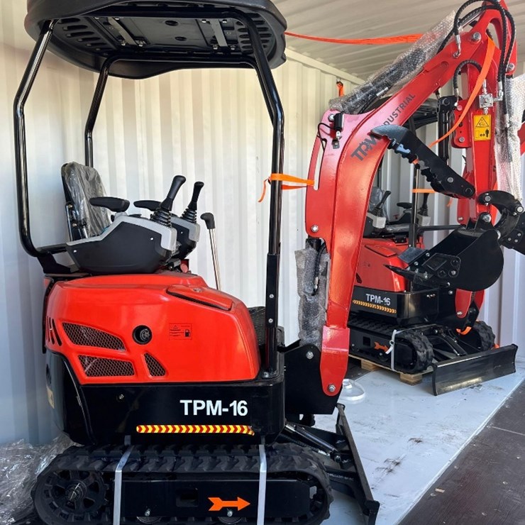 New TPM Industrial Co Mini Excavator Model TPM-16