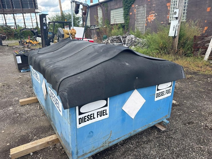allset-machinery-500-gal-diesel-fuel-tank-w/-fill-rite-12v-pump-image-2