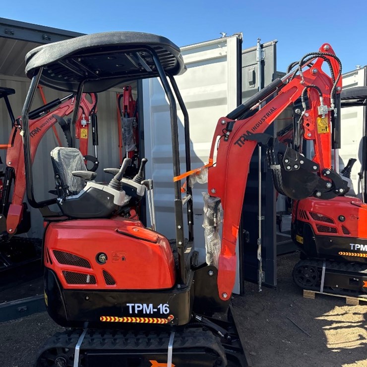 New TPM Industrial Co Mini Excavator Model TPM-16