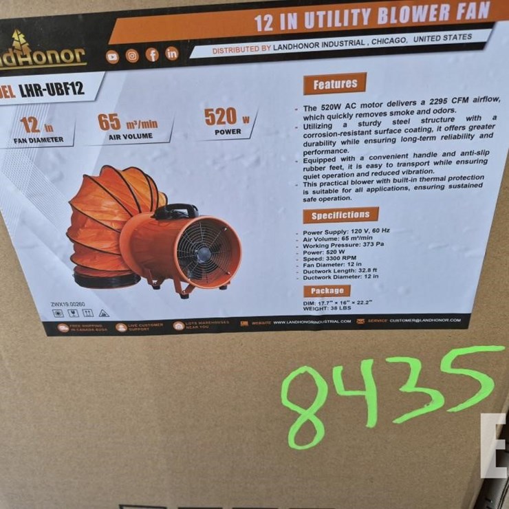 LANDHONOR UTILITY BLOWER FAN