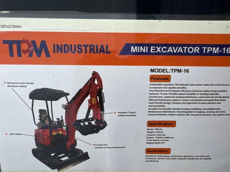 new-tpm-industrial-co-mini-excavator-model-tpm-16-image-8