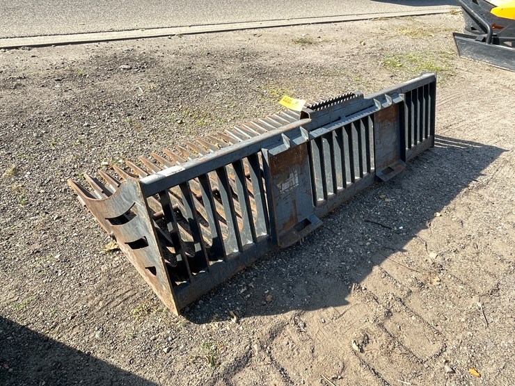 #4306-•-virnig-84"-skid-steer-mount-rock-bucket-image-1
