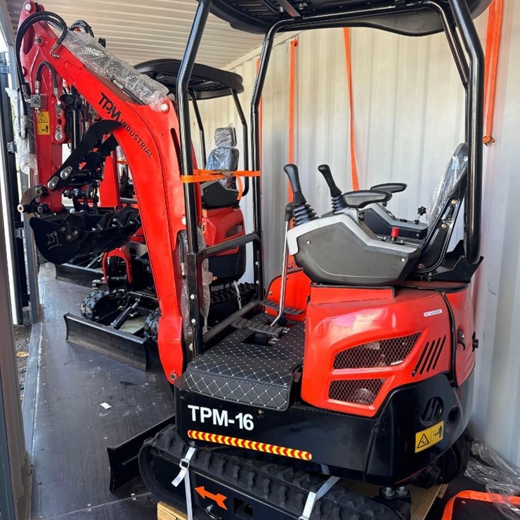 New TPM Industrial Co Mini Excavator Model TPM-16