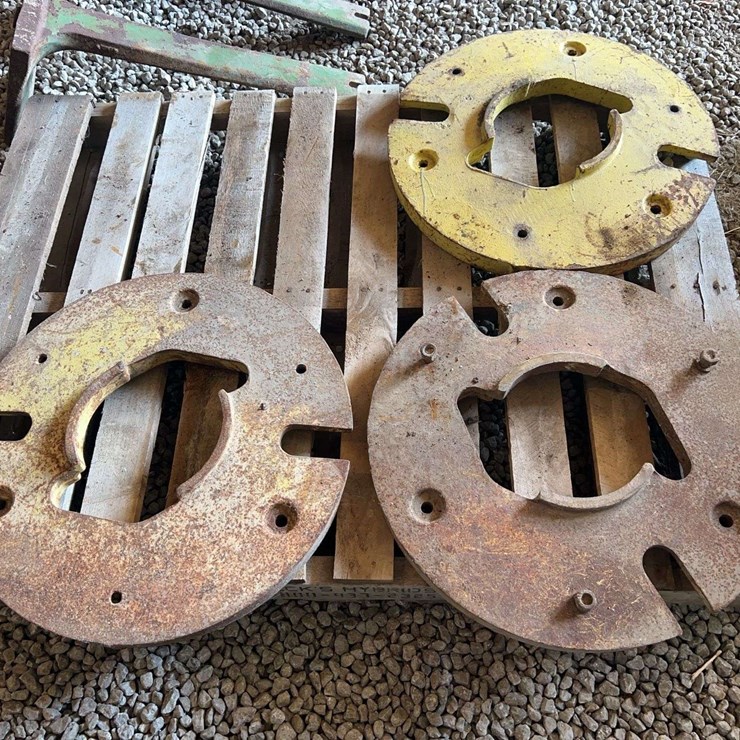 (3) John Deere Wheel Weights
