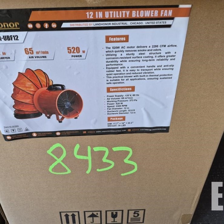 LANDHONOR UTILITY BLOWER FAN