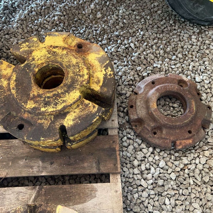 (3) John Deere Wheel Weights