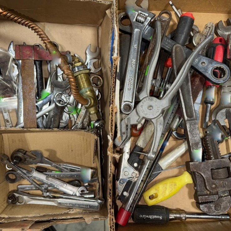 Lot of asst wrenches, sockets and hand tools, some Craftsman, and more
