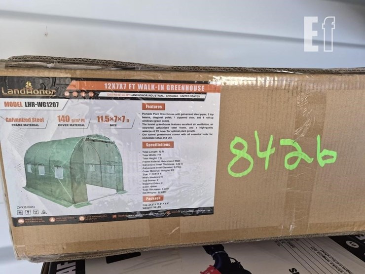 landhonor-12'x7'x7-walk-in-greenhouse-image-1