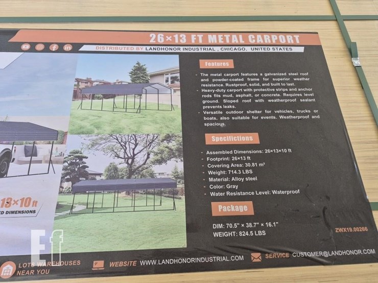 landhonor-26'x13-metal-carport-image-3