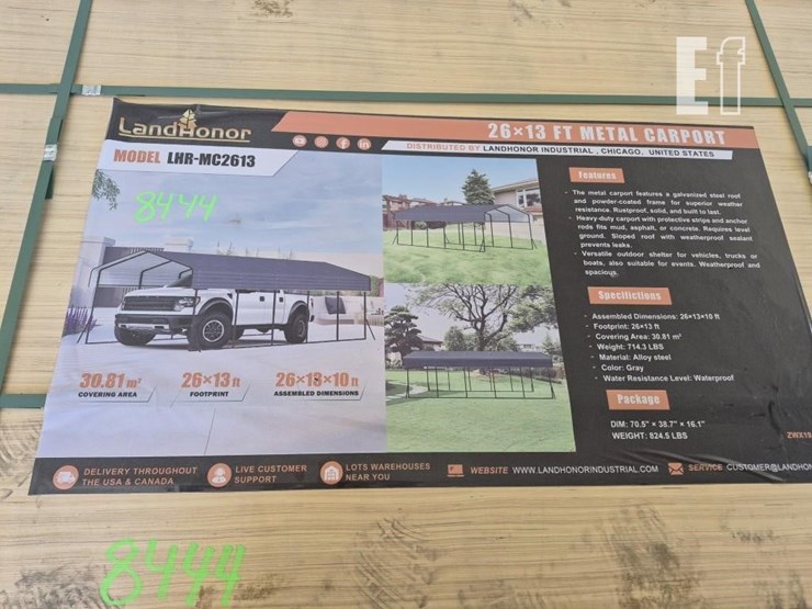 landhonor-26'x13-metal-carport-image-1