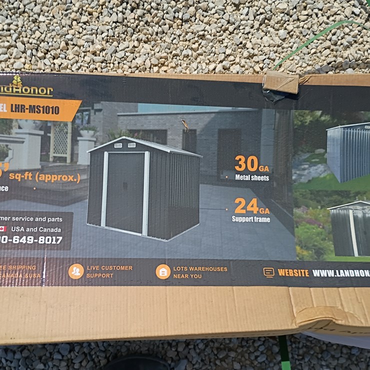 #L39-019 • Landhonor 10'x10' Metal Shed