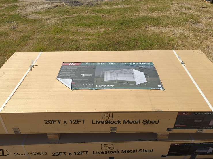 new-allmetal-k1912-20ft.-x-12ft.-metal-livestock-shed-new-support-equipment-image-1