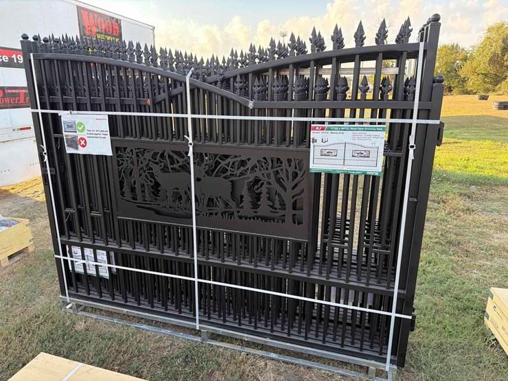 new-allmetal-k0720-20ft.-bi-parting-wrought-iron-gate-new-support-equipment-image-1