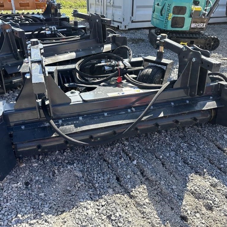 LandHonor 72 inch skid steer power rake