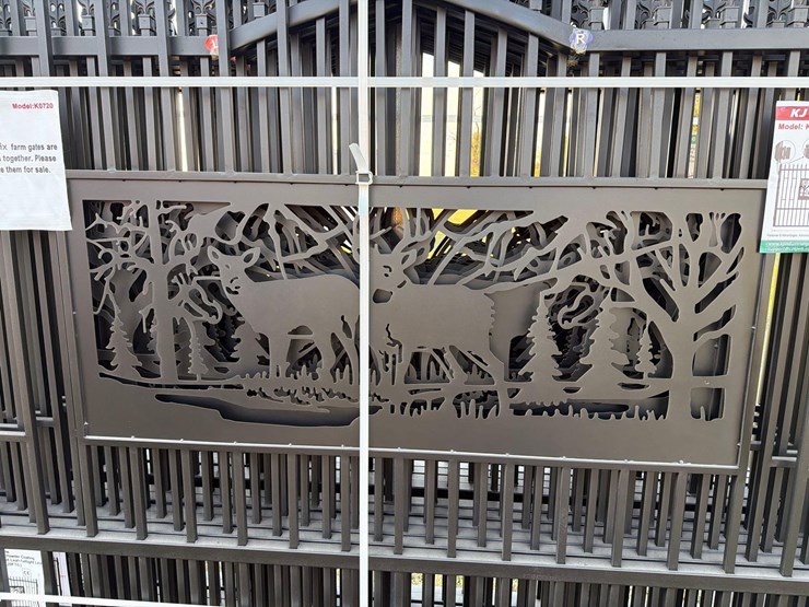 new-allmetal-k0720-20ft.-bi-parting-wrought-iron-gate-new-support-equipment-image-3