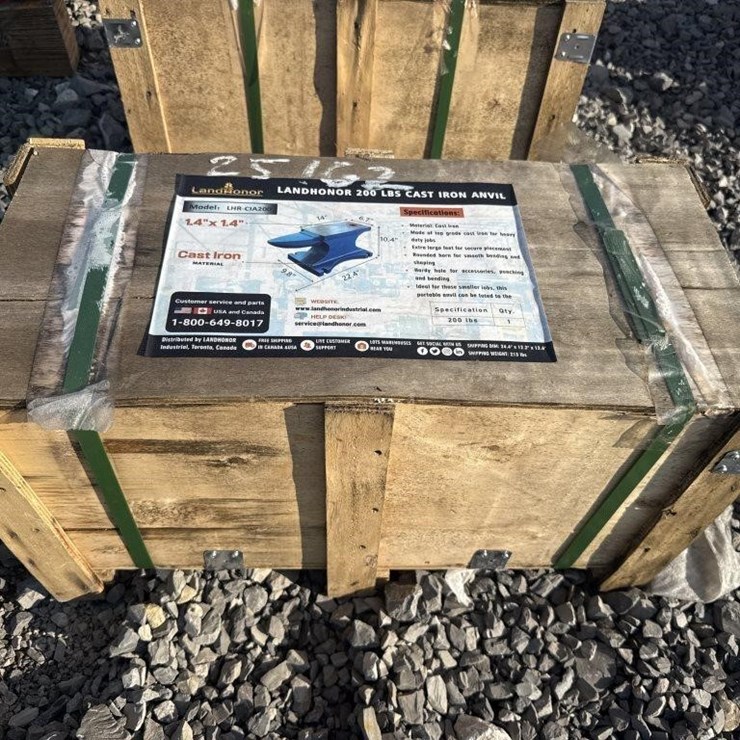 LandHonor 200pound cast iron anvil