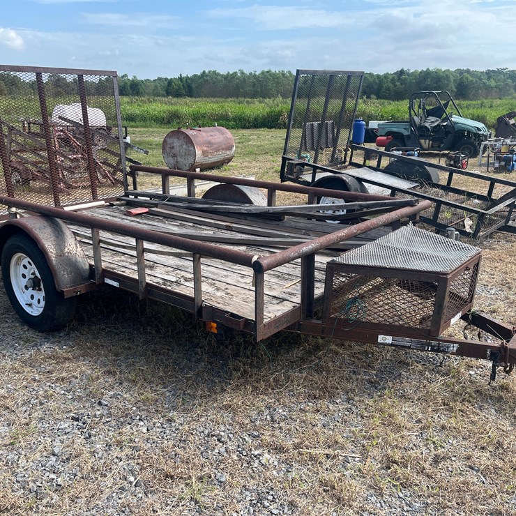 #177 • 10FT UTILITY TRAILER WITH STORAGE BOX