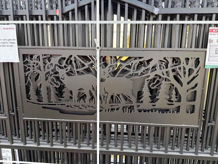 new-allmetal-k0720-20ft.-bi-parting-wrought-iron-gate-new-support-equipment-image-3