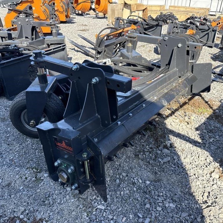 LandHonor 72 inch skid steer power rake