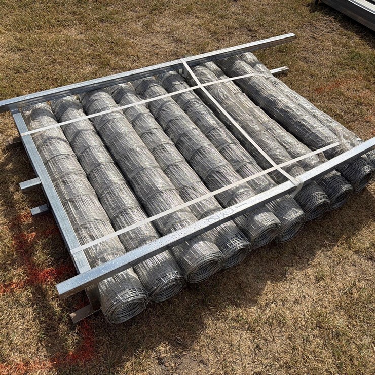 NEW ALLMETAL K1230 (10) 100FT. ROLLS OF WIRE FENCE NEW SUPPORT EQUIPMENT