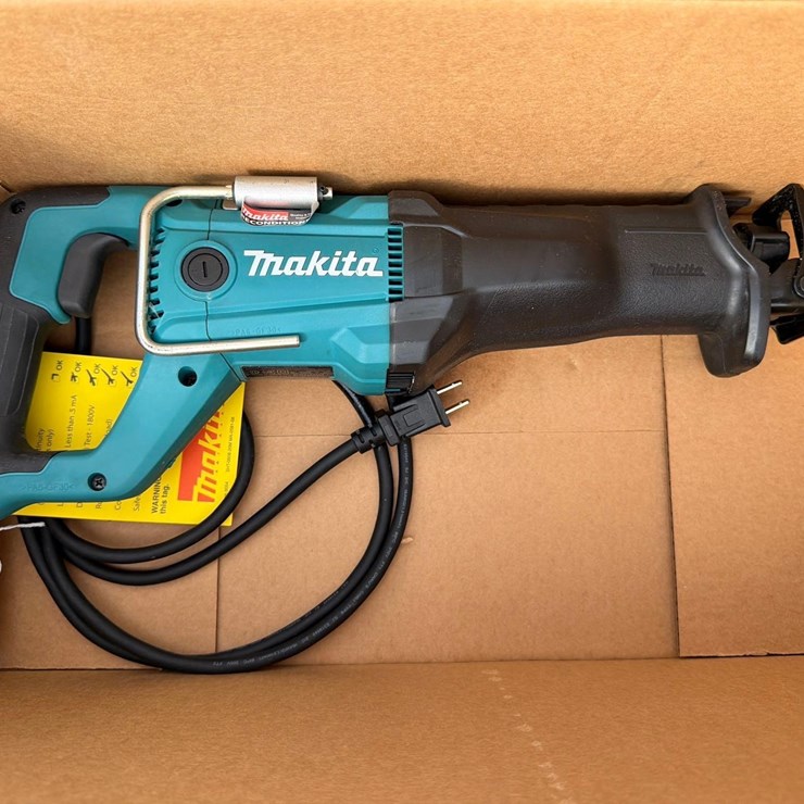 MAKITA CORDED RECIPROCATING SAW - JR3051T- 1 YR FACTORY WARRANTY-RECON NEW SUPPORT EQUIPMENT