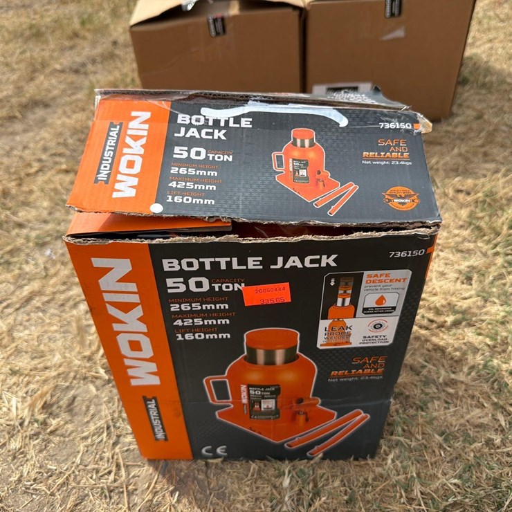 WOKIN 50 TON BOTTLE JACK NEW SUPPORT EQUIPMENT