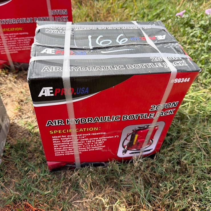 20 TON AIR HYDRAULIC BOTTLE JACK NEW SUPPORT EQUIPMENT