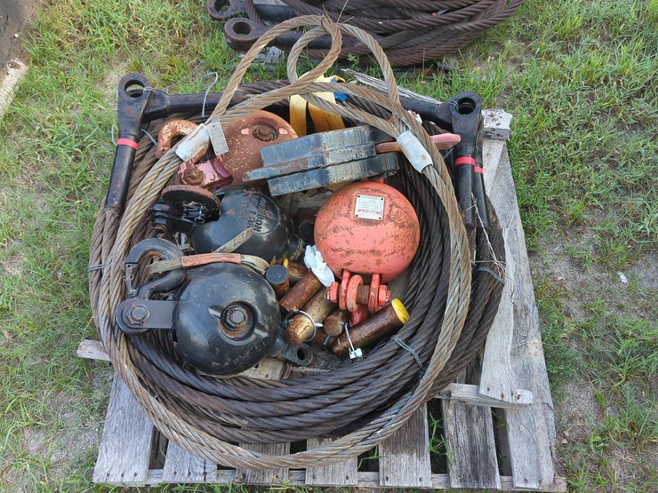 pallet-of-of-cable-&-slings-support-equipment-image-1