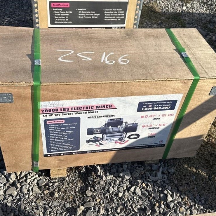 LandHonor 2000 LBS electric winch