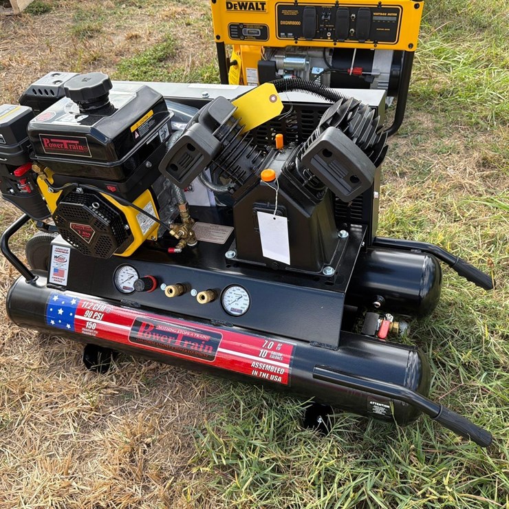 POWERTRAIN 10 GAL WHEELBARROW/CONTRACTOR AIR COMPRESSOR,