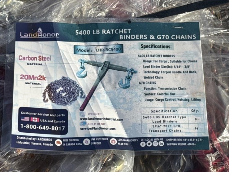 landhonor-5/16"-chains-&-binders-image-2