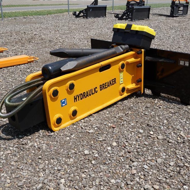 #1362 • New! Wolverine Skid Steer Concrete Breaker Attachment