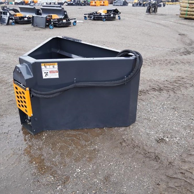 #1417 • New Skid Steer Concrete Chuter Attachment