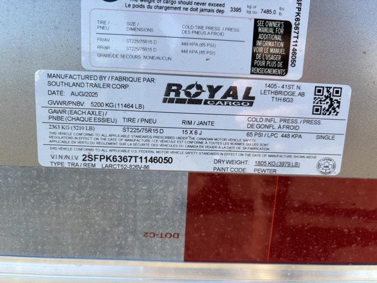 2026-southland-larct52-826v-86-enclosed-trailer-image-32