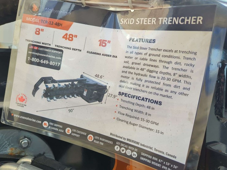 (1)-wolverine-skid-steer-trencher---tcr-12-48h-image-5