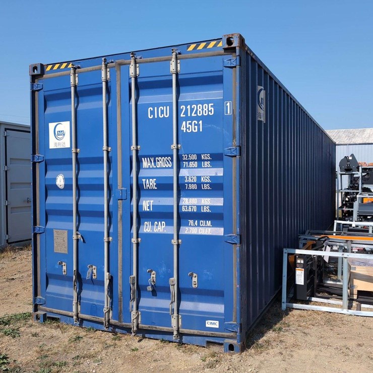 40 Ft Shipping Container - CICU21288545G1- Blue