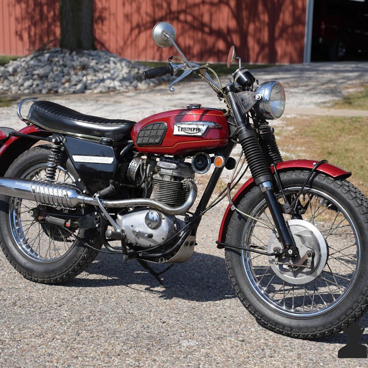 Run #28 - 1969 Triumph Trophy 250 Motorcycle