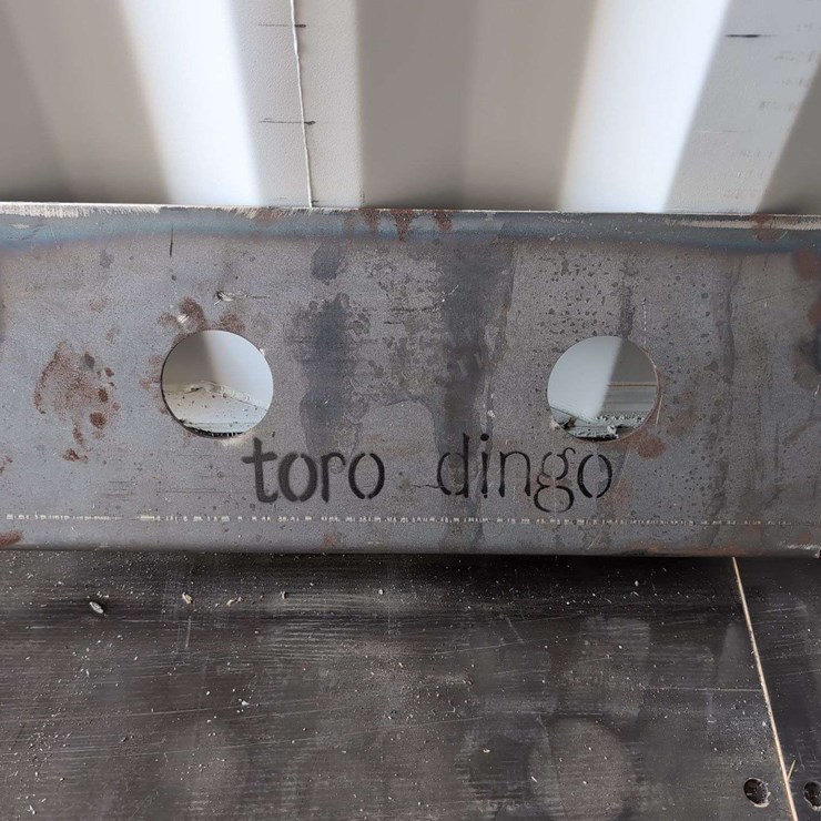 (1) Toro Dingo - Mini Skid Steer Plate
