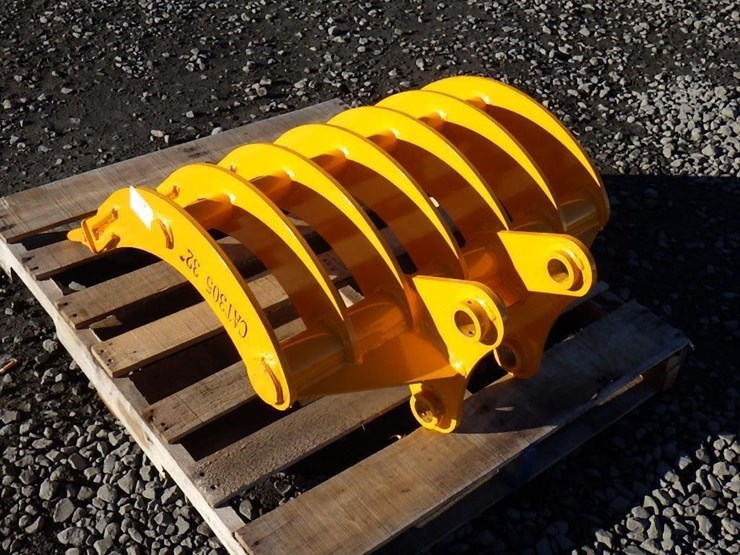 giyi-cat-305-excavator-rake-w/-teeth-32"-image-2