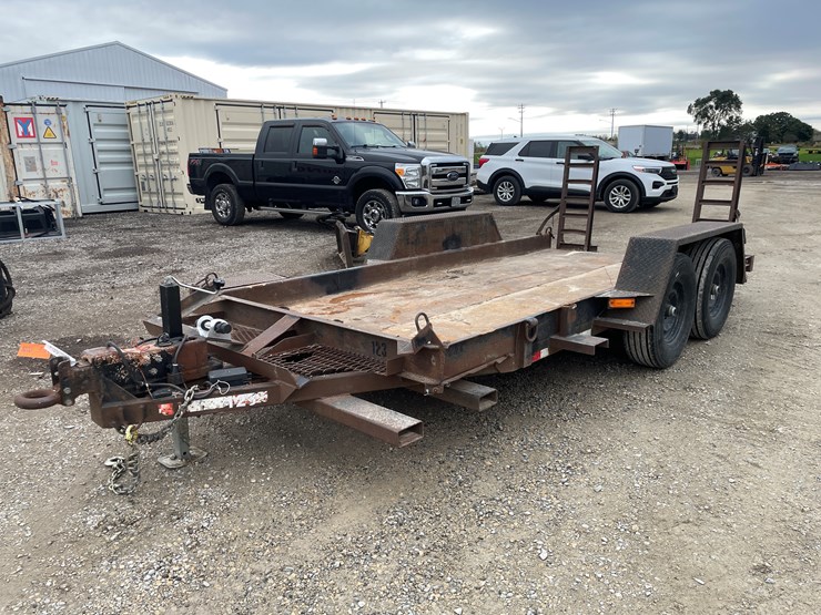 #610-•-1998-olympic-14'-tandem-axle-trailer-(has-wi-title)-(fort-atkinson,-wi)-image-1