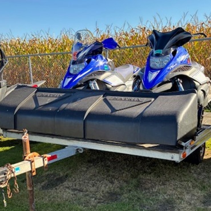 #710 • 2009 Yamaha Nytro Snowmobile, 2009 Yamaha Nytro Snowmobile, and Leland Trailer (Has WI Title) (Clintonville, WI)
