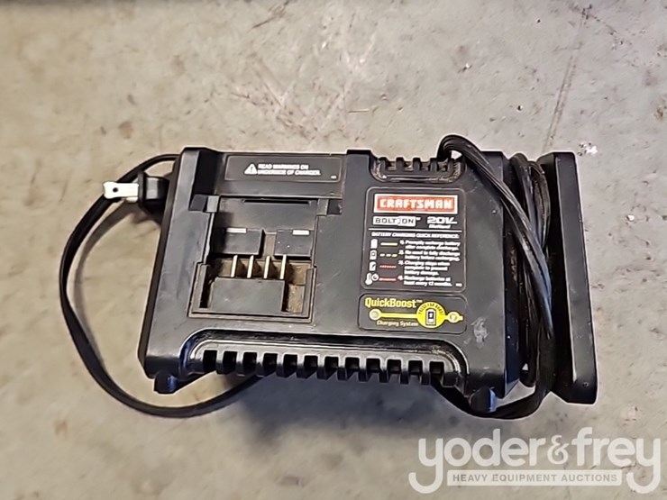 craftsman-blower,-20v-battery-c/w-charger-image-12