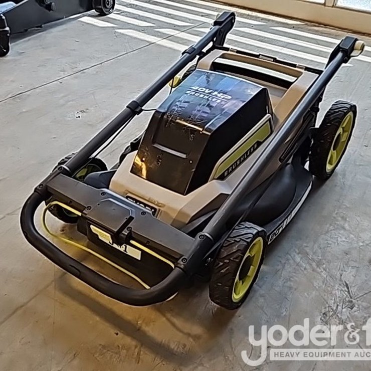 Ryobi 20" Electric 40V, RY401018VNM, Cutting Path ,Cordless Lawn Mower , Self-Propelled