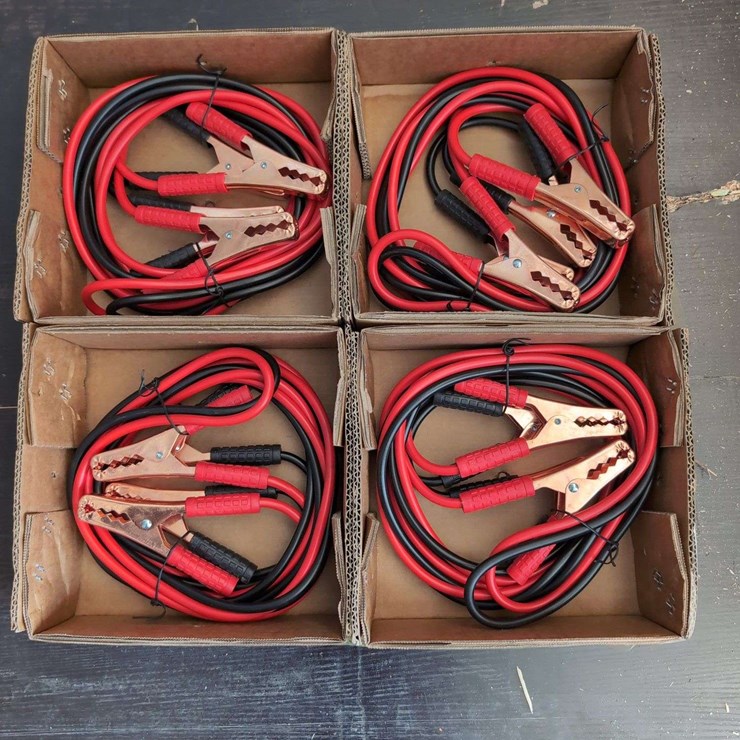 (4) 12 Foot - Jumper Cables