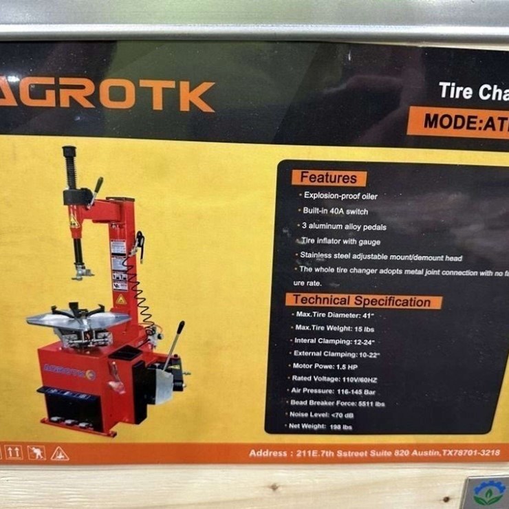 AGROTK ATK-TC24 Tire Changer - Box Damaged