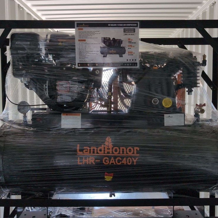 Landhonor 40 Gallon 2-stage Air Compressor - 10 HP - GAC40Y