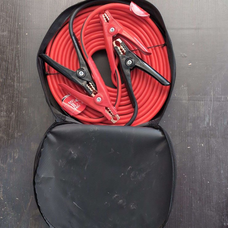 (1) 25 Feet - 4 Gauge Jumper Cables