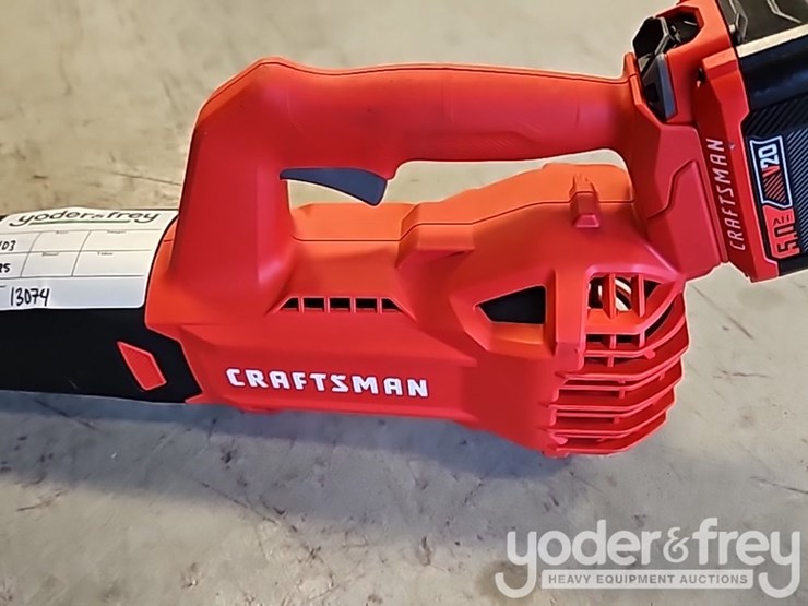 craftsman-blower,-20v-battery-c/w-charger-image-10