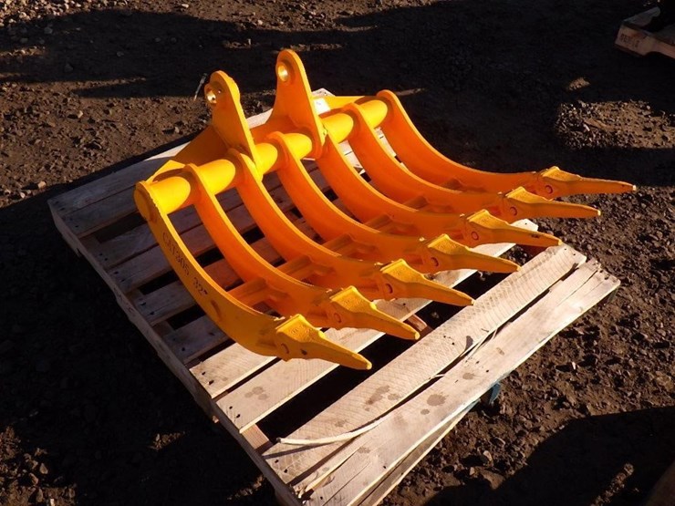 giyi-cat-305-excavator-rake-w/-teeth-32"-image-4