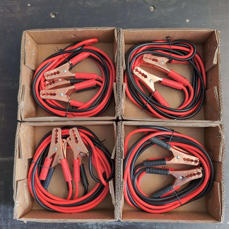 (4) 12 Foot - Jumper Cables